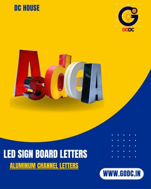 LED sign board letters