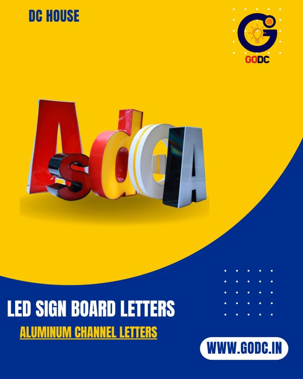 LED sign board letters
